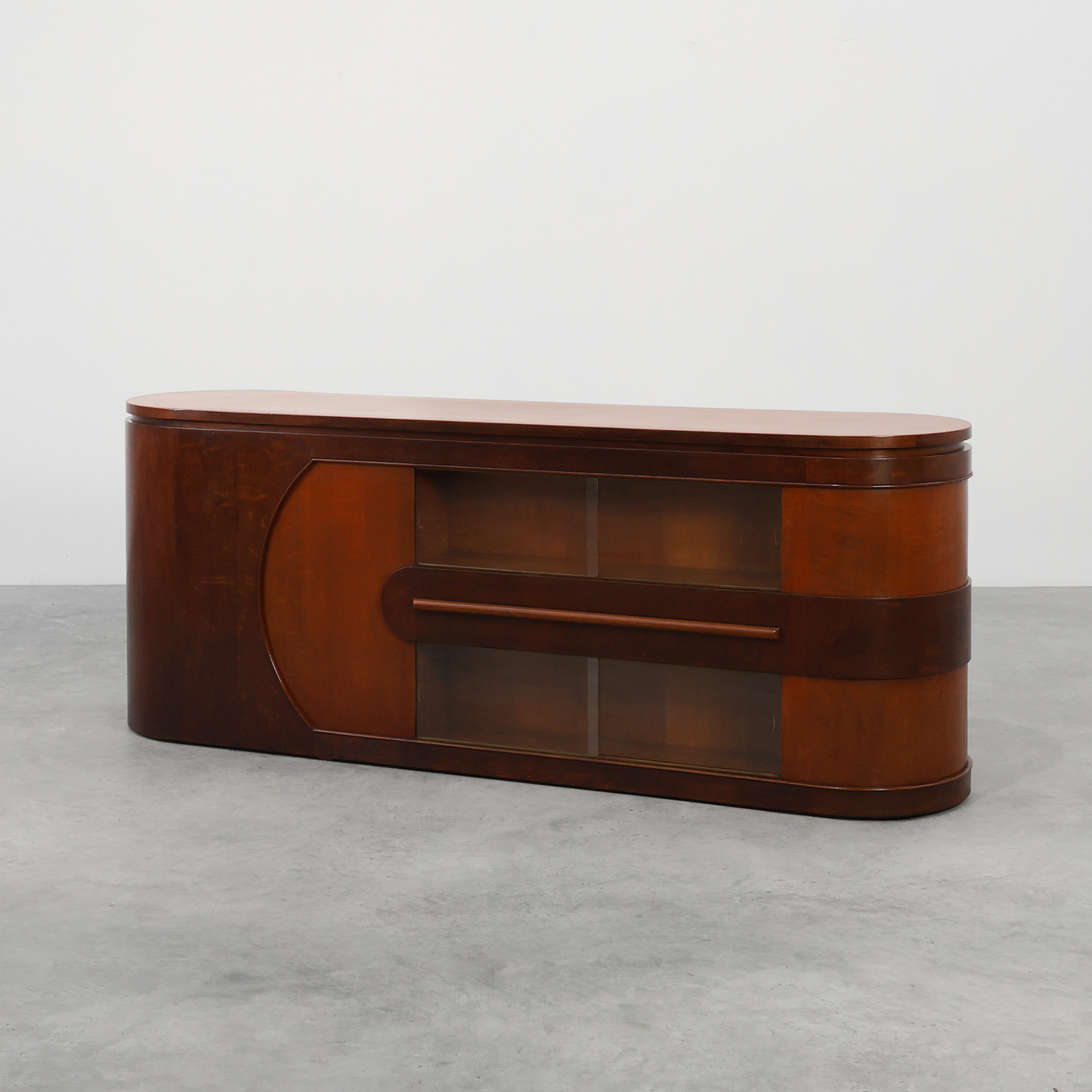 Monumental Art Deco Counter Attributed to De Coene, Belgium 1920s-img